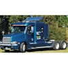 Freightliner Turbo Wing Kit for Standard Integral & Flat Top Sleepers - On Blue Truck