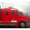 Freightliner Turbo Wing Kit for Standard Integral & Flat Top Sleepers - Red Truck Side View