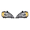 Freightliner Columbia Projection Headlights Pair Side Lights On