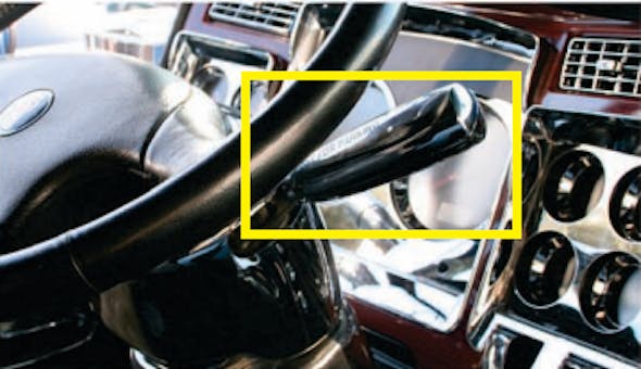 Kenworth 2006+ Chrome Not For Parking Lever Cover In Truck