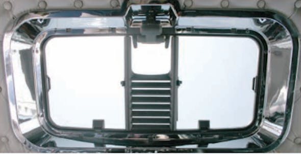 Kenworth W900 T800 T660 C500 Chrome Interior Sunroof Outer Trim On Truck