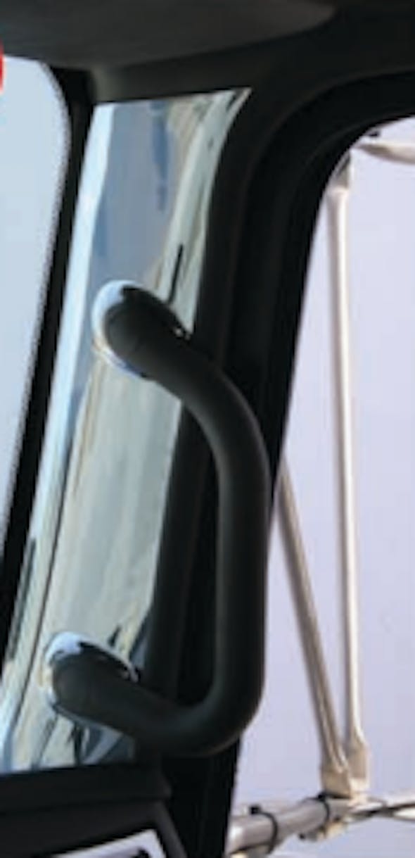 Kenworth 2006+ Chrome Interior Windshield Post Trim On Truck