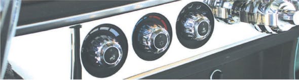 Kenworth 2006+ Chrome AC Control Outer Knob