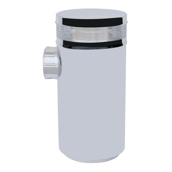 15" Stainless Steel Vortox Style Air Cleaner Housing With Chopped Top