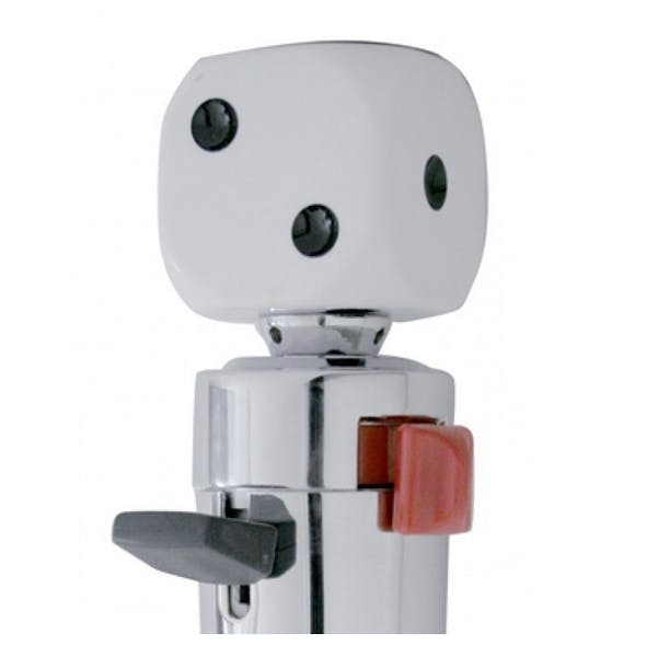 Dice 13/15/18 Gearshift Knob White