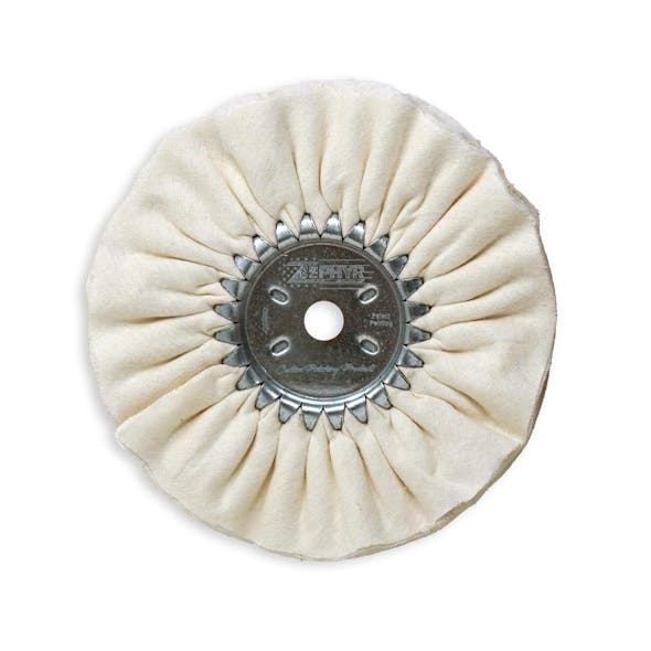 Cotton Sewn Muslin Polishing Buffing Wheels - Zephyr Polishes