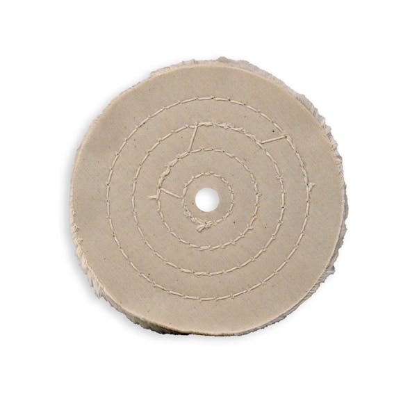 Zephyr White Muslin 30ply 86/80 Final Finish Buffing Wheel Flat