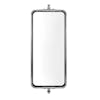 West Coast 7" x 16" Stainless Steel Mirror With LED Light