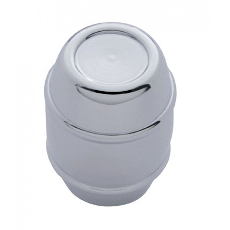Wood Deluxe Dash Knob With Stainless Plaque Raney's Truck Parts