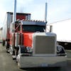 Universal Chrome Bumper Boxed End On Peterbilt Front View