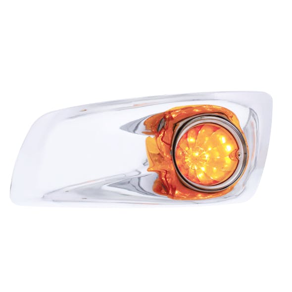 Kenworth T660 Front Bumper Daytime Running LED Light & Bezel