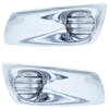 Kenworth T660 Chrome Front Bumper Light Bezel