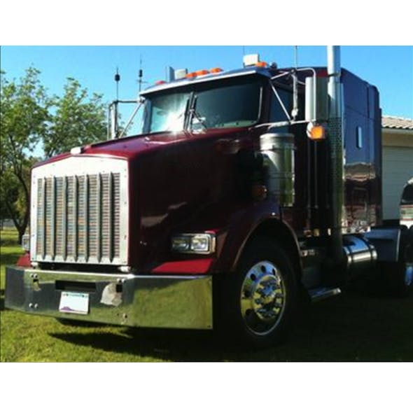 Kenworth T800 Chrome 14" Bumper Square Break Back 1986-2003