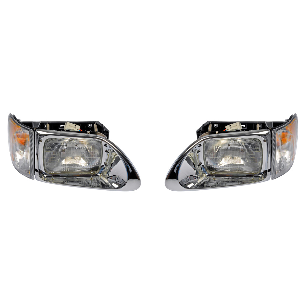 International 9200 9400 4700 5900i Headlights With LED Turn Signal