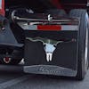 Chrome Longhorn Skull Cutout On Truck