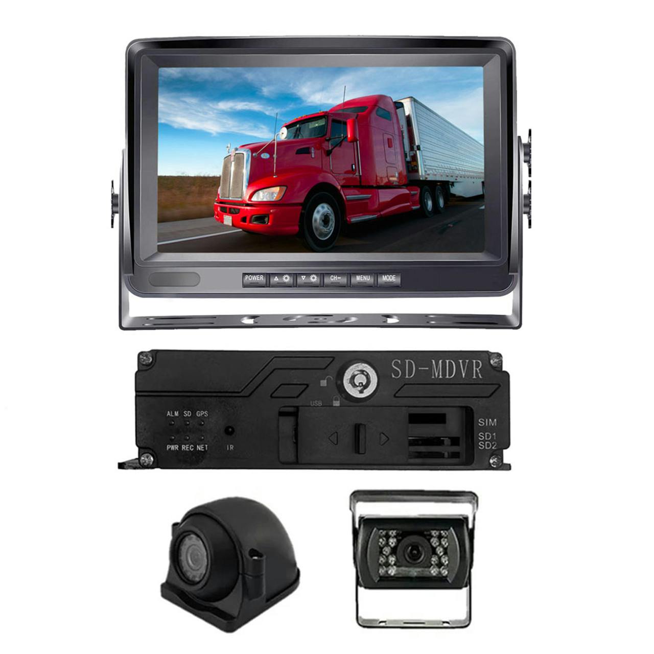 Universal Heavy Duty 1080P Black Box MDVR Dash Cam With GPS - Raney's Truck  Parts