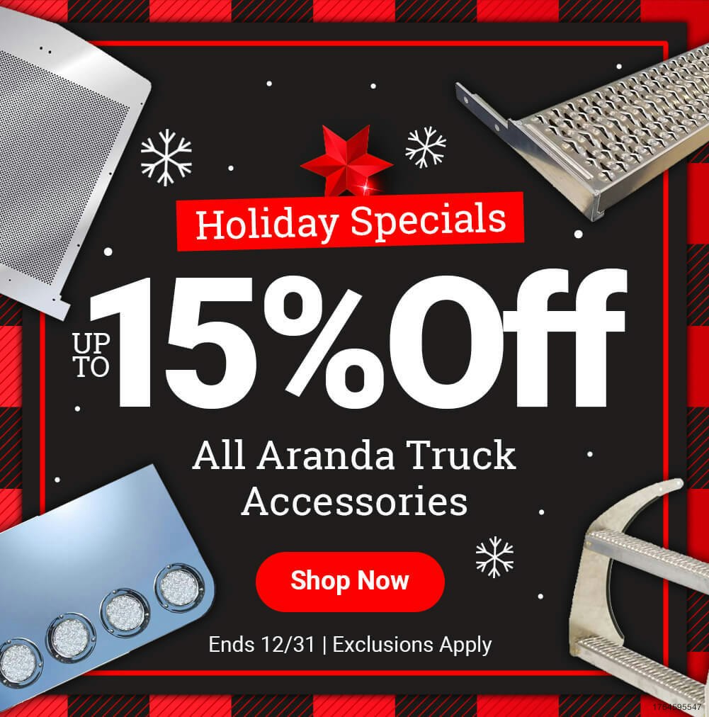Up to 15% Off All Aranda Truck Accessories