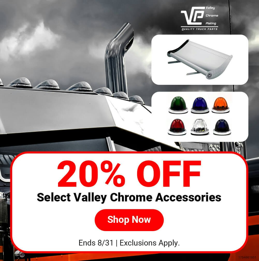 20% Off All Valley Chrome Accessories
