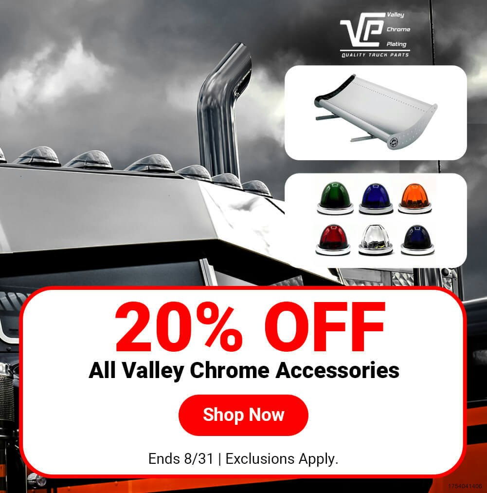 20% Off All Valley Chrome Accessories