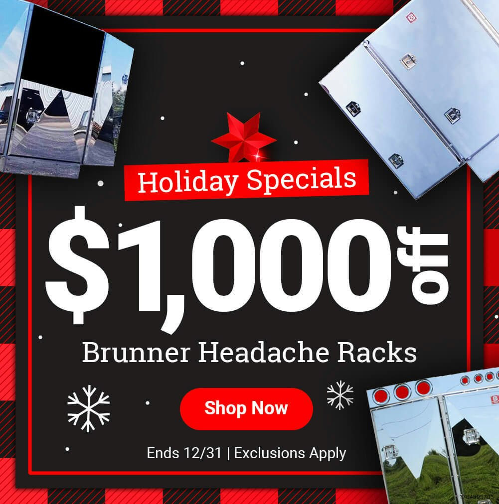 $1000 Off Brunner Headache Racks