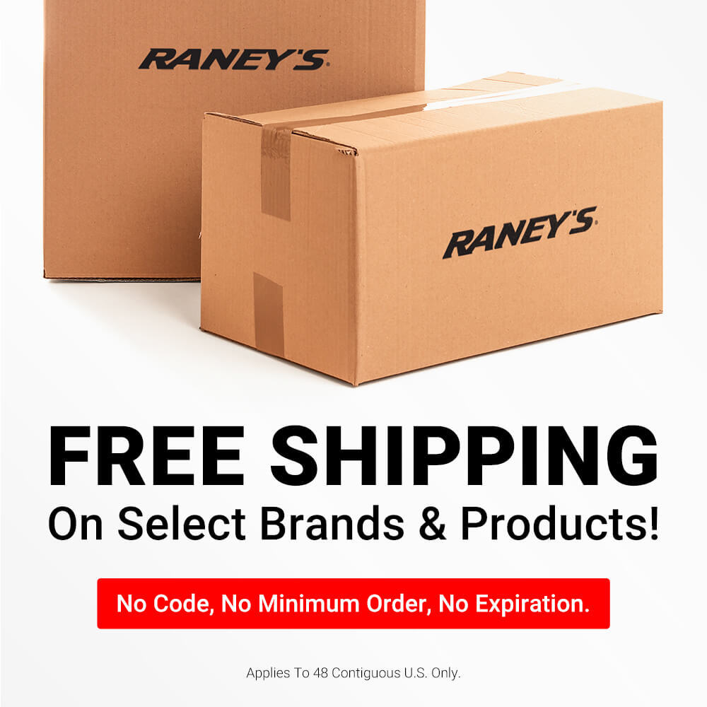 Raney's Truck Parts offers free shipping on select brands! No minimums or codes—just year-round savings on semi-truck essentials. Explore now.