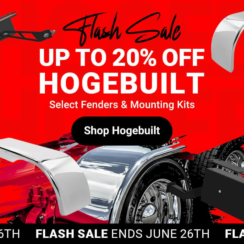 Up To 20% Off Select Hogebuilt Fenders and Mounting Kits