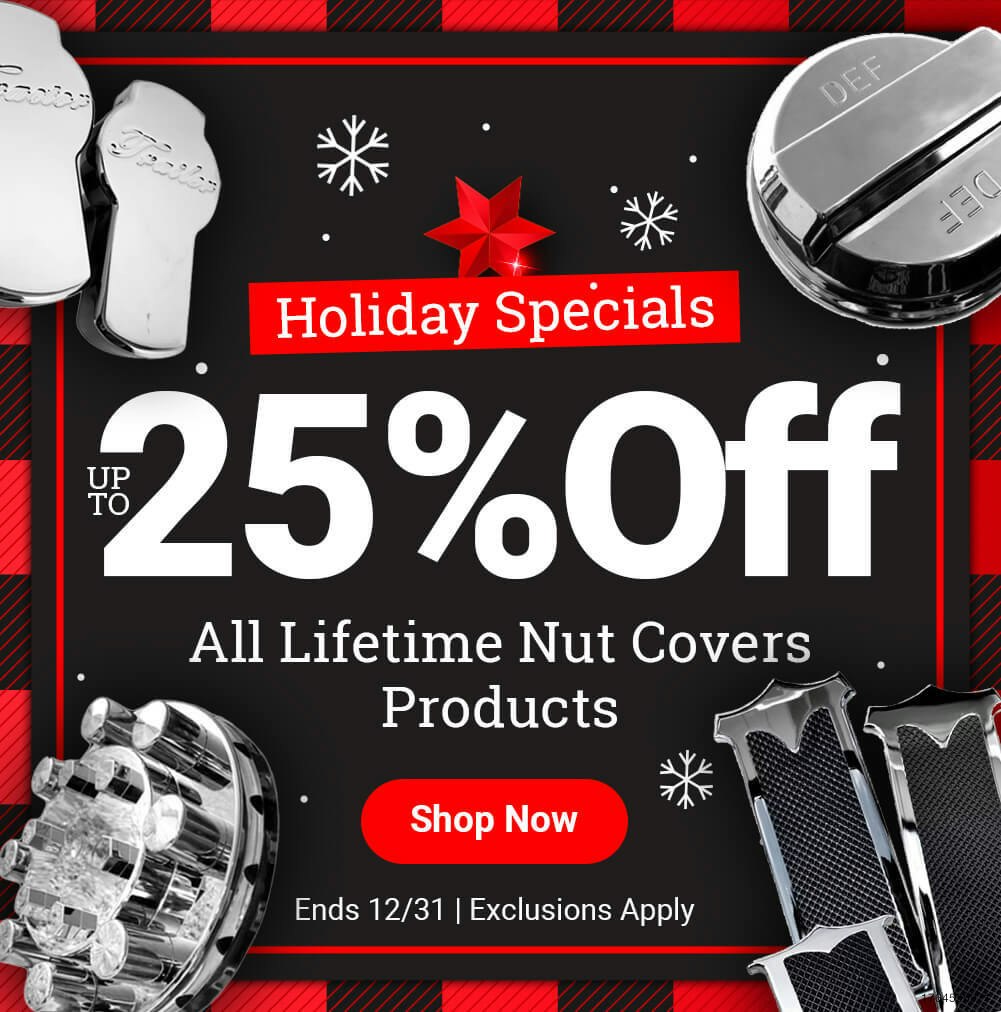 Up to 25% Off All Lifetime Nut Covers Products