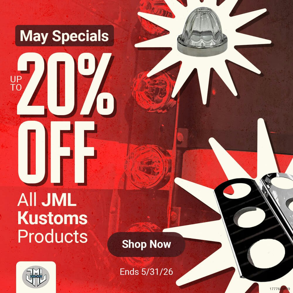 Up to 20% Off All JML Kustoms Products
