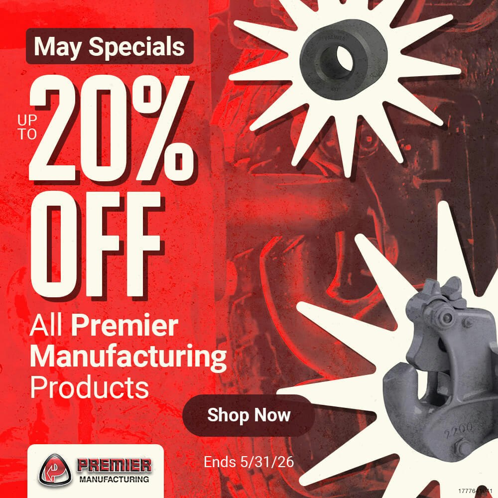 Up to 20% Off All Premier Manufacturing Products