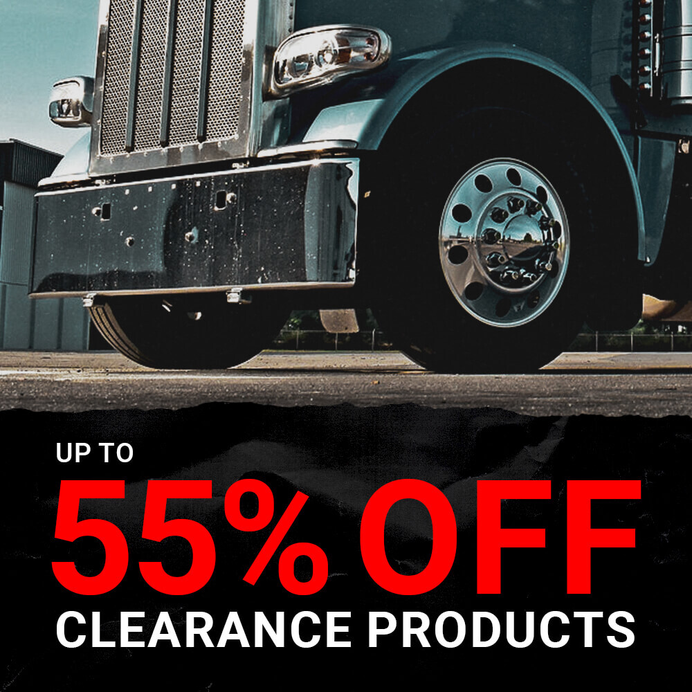 Save big with up to 55% off clearance semi-truck parts and accessories! Limited-time deals await in Raney's clearance section—shop now.