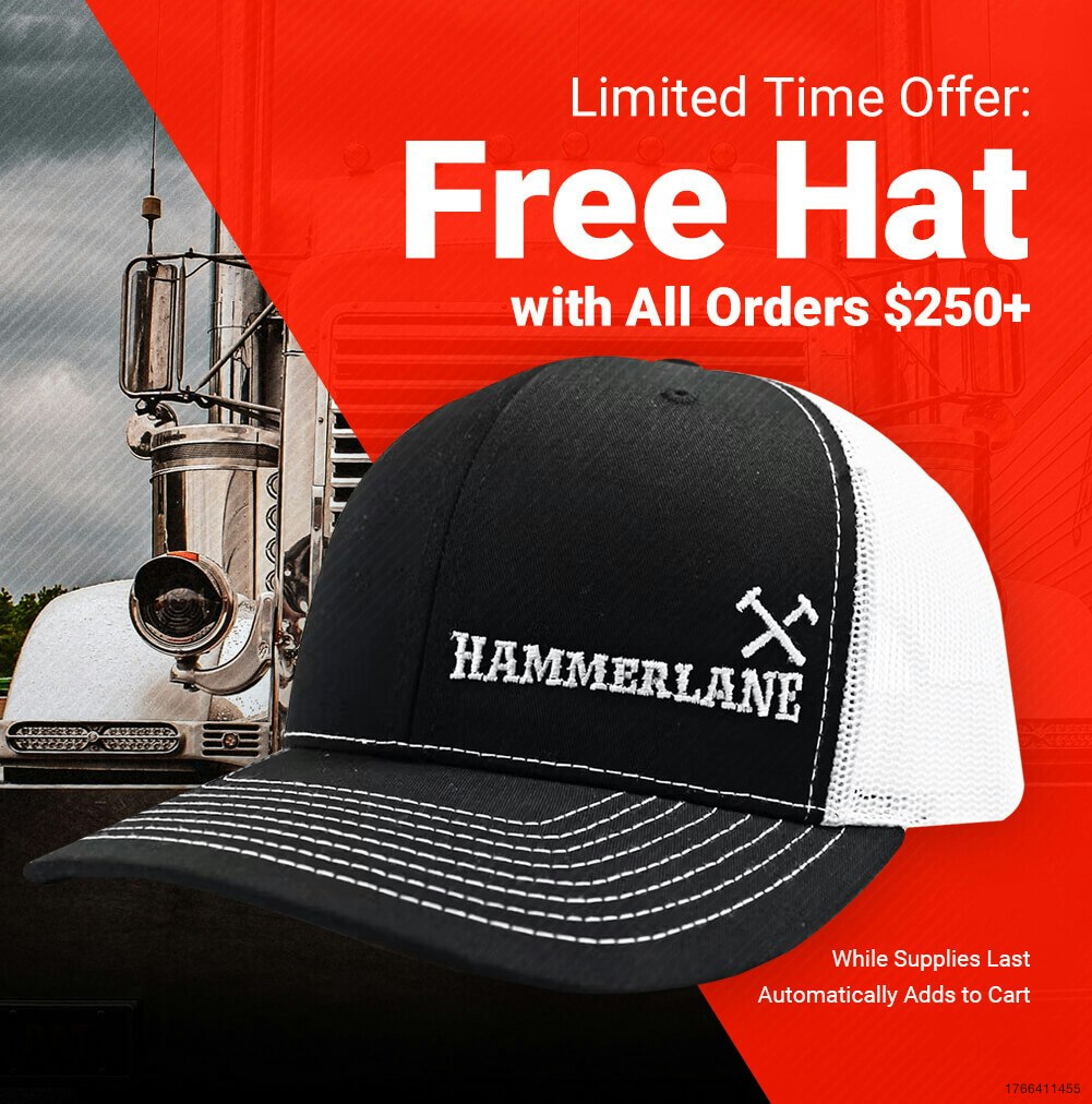 Free Hat with All Orders over $250