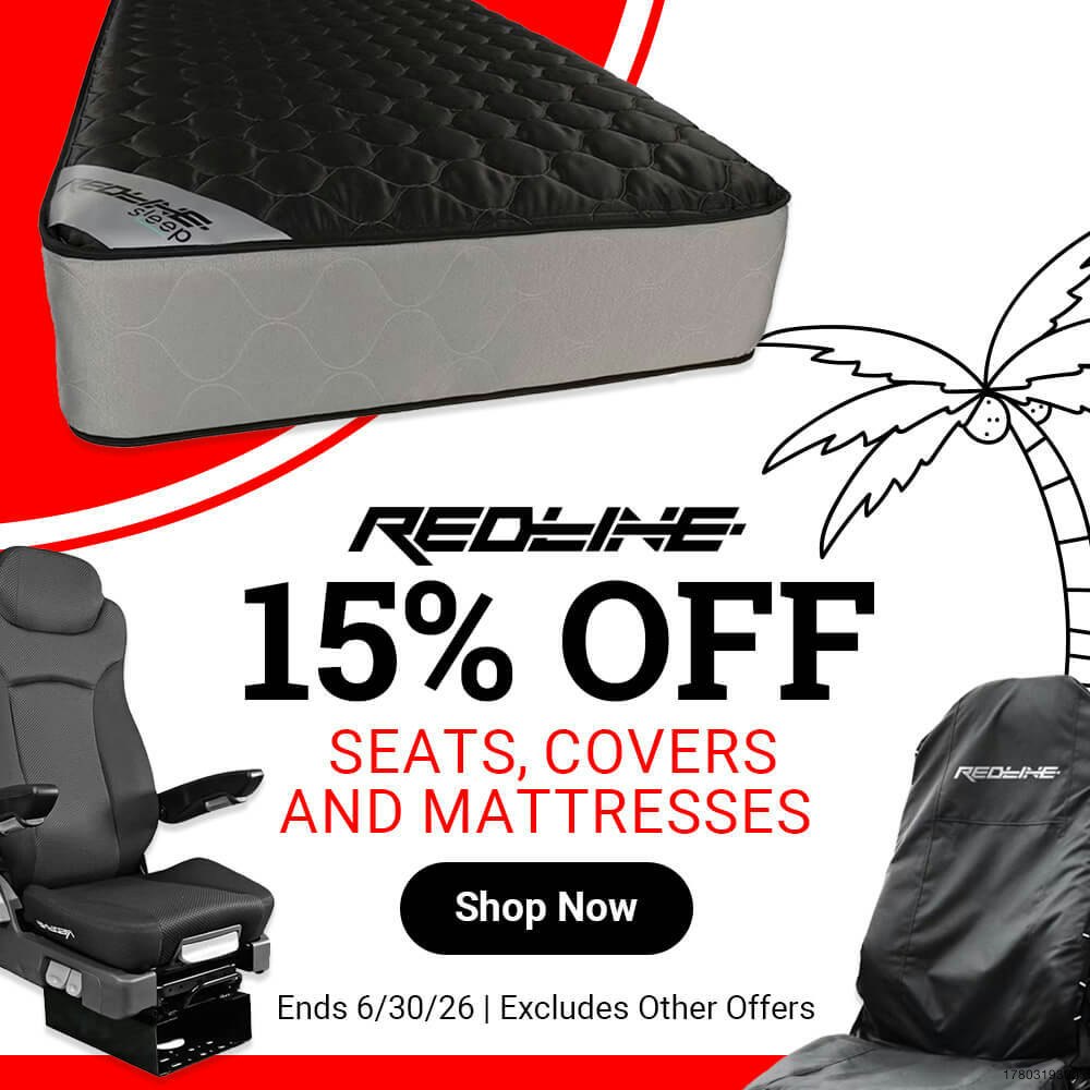 15% Off Redline Seats, Covers, and Mattresses