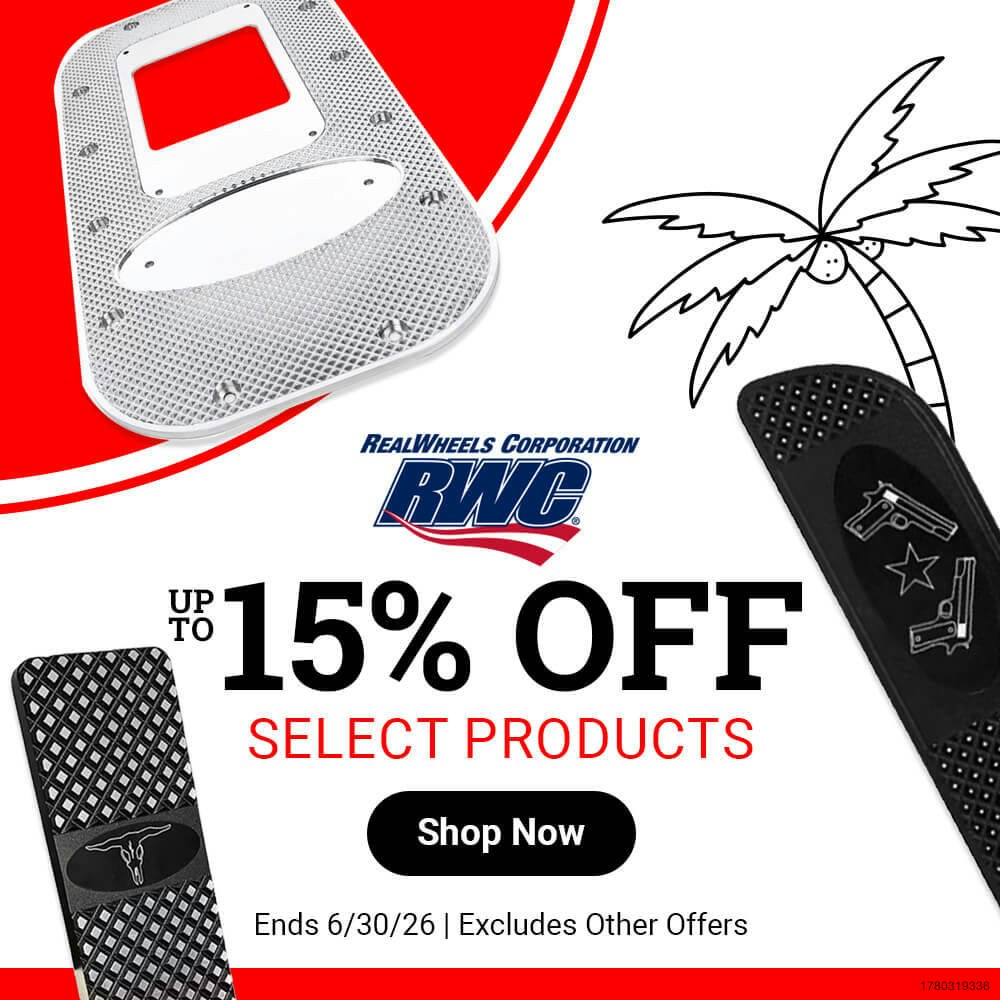 15% Off Select RealWheels Products