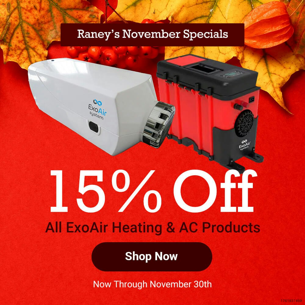 15% Off all ExoAir Heating & AC Products