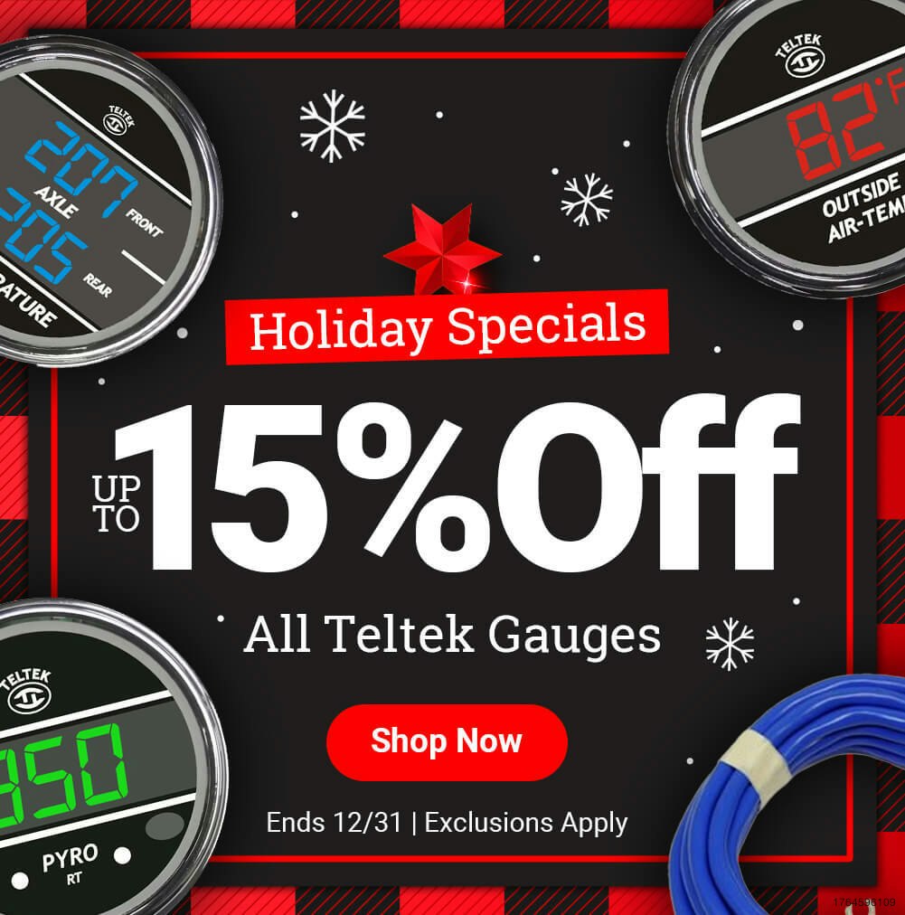 Up to 15% Off All Teltek Gauges